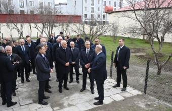 Əlaqələndirmə Qərargahının üzvləri Xocavənd şəhərində təmir olunmuş fərdi evə baxış keçiriblər