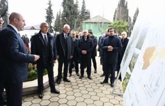 Əlaqələndirmə Qərargahının üzvləri Xocavənd şəhərinin Baş planı ilə tanış olublar