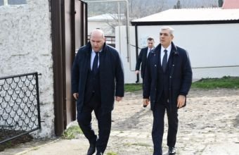 Əlaqələndirmə Qərargahının üzvləri Quzeyxırman kəndində aparılan təmir-bərpa işləri ilə tanış olublar