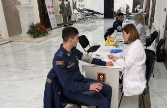 Heydər Əliyev adına Hərbi İnstitutda qanvermə aksiyası keçirilib -