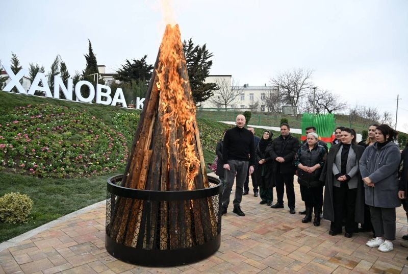 İlham Əliyev Novruz bayramı münasibətilə Azərbaycan xalqını təbrik edib