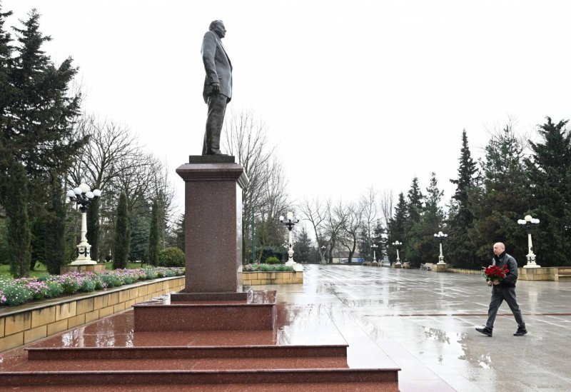 İlham Əliyev Şamaxı rayonuna səfər edib -