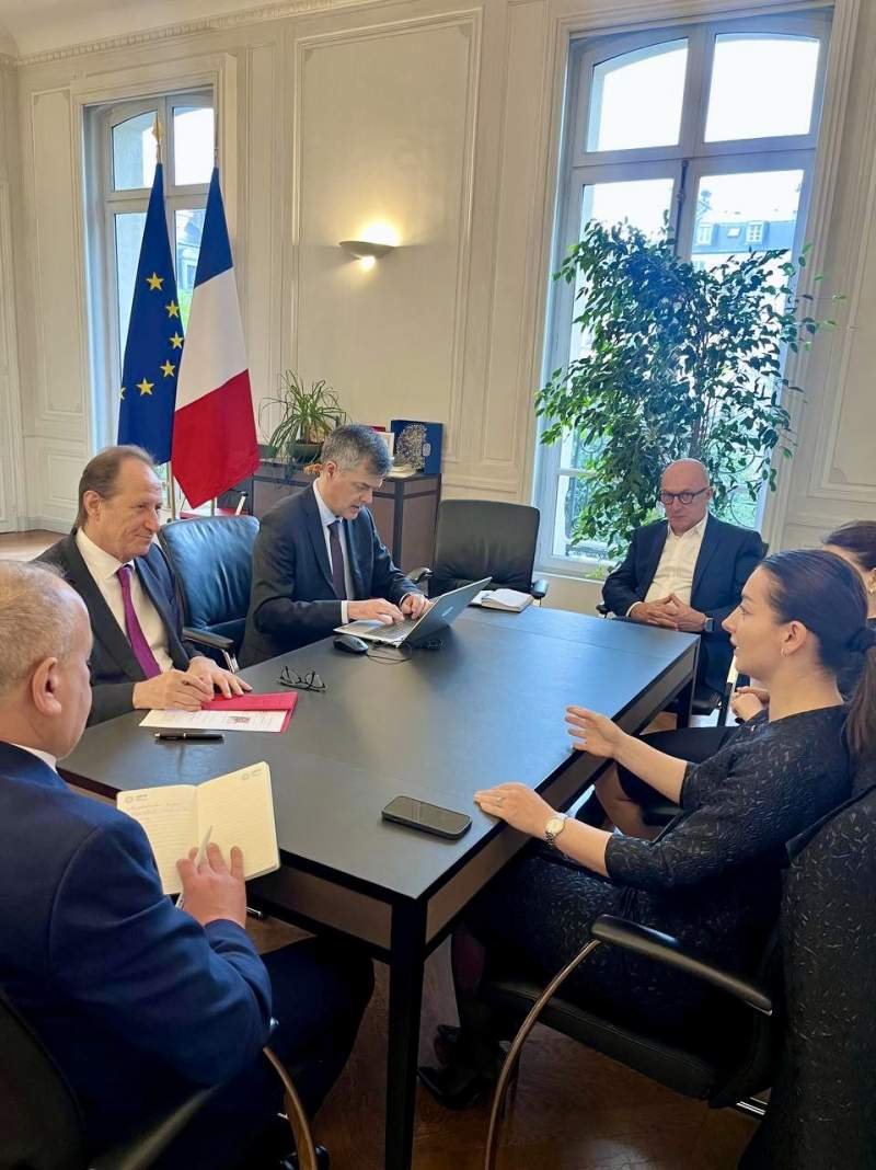 Leyla Abdullayeva Bruno Fuks ilə görüşüb