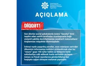 MEDİA sosial şəbəkələrdə informasiya təxribatlarını qəti şəkildə pisləyib