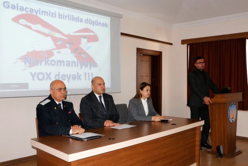 Narkomaniyaya qarşı mübarizə ilə bağlı tədbir keçirilib -