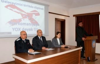 Narkomaniyaya qarşı mübarizə ilə bağlı tədbir keçirilib -