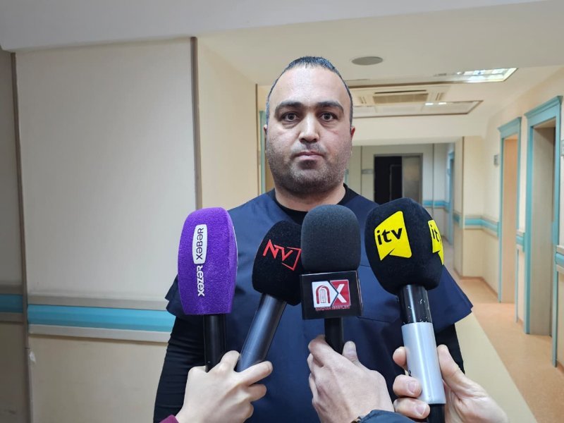 Naxçıvana dron hücumu zamanı xəsarət alan şəxslərin vəziyyəti barədə