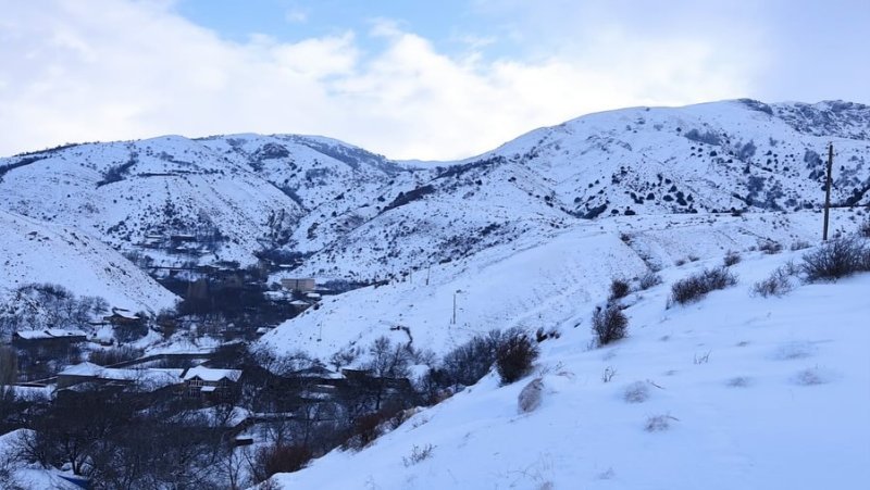 Naxçıvanda qar örtüyünün hündürlüyü 54 sm-ə çatıb