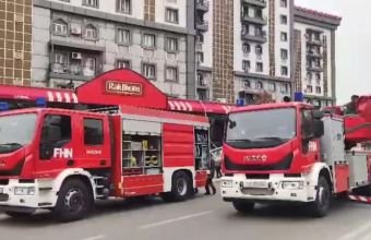 Naxçıvanda restoranda yanğın baş verib