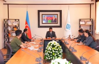 NDU-da “Sabahın alimləri” müsabiqəsinin qızıl medalçıları ilə görüş keçirilib -