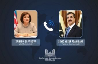 Pakistan Senatının sədri Sahibə Qafarovaya zəng edib