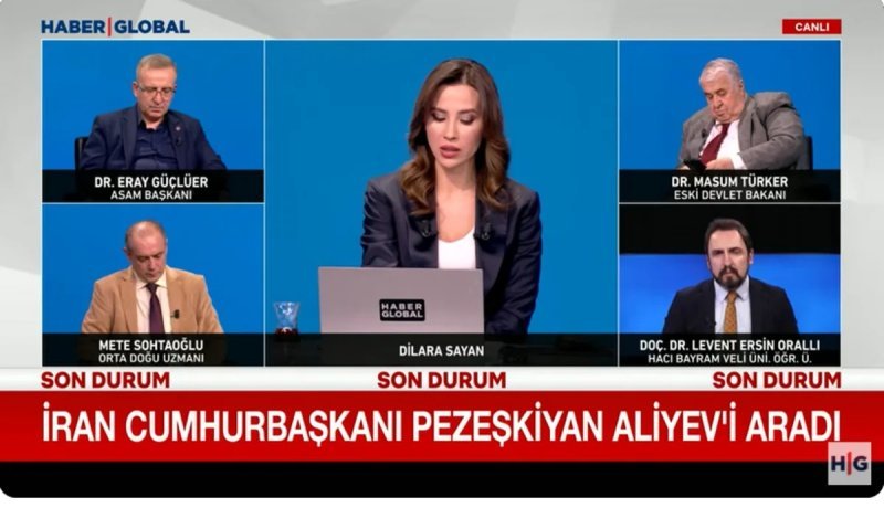 Pezeşkianın Prezident İlham Əliyevə zəngi "Haber Global"da müzakirə edilib -