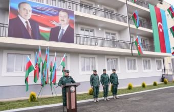 Qubadlıda hərbi qulluqçular üçün yeni yaşayış kompleksi istifadəyə verildi -