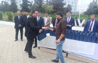 Xocavənd şəhərində daha 64 ailəyə evlərinin açarları təqdim olunub -