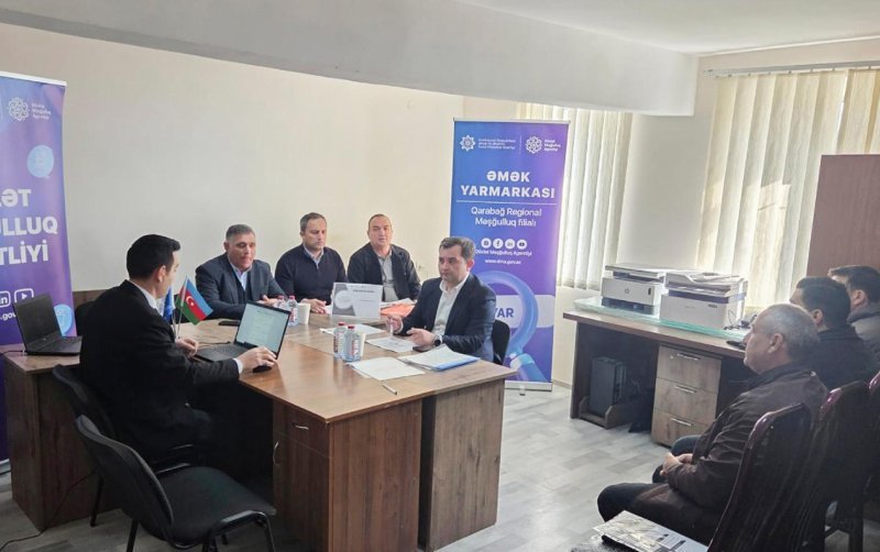 Xocavənd şəhərində əmək yarmarkası keçirilib