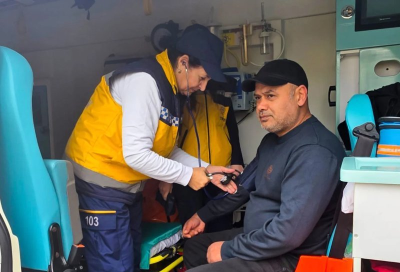 Xocavənd və Xocalıya yola salınan köç karvanını təcili tibbi yardım briqadaları müşayiət edib