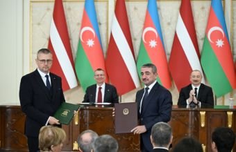 Azərbaycan-Latviya sənədləri mübadilə edilib -