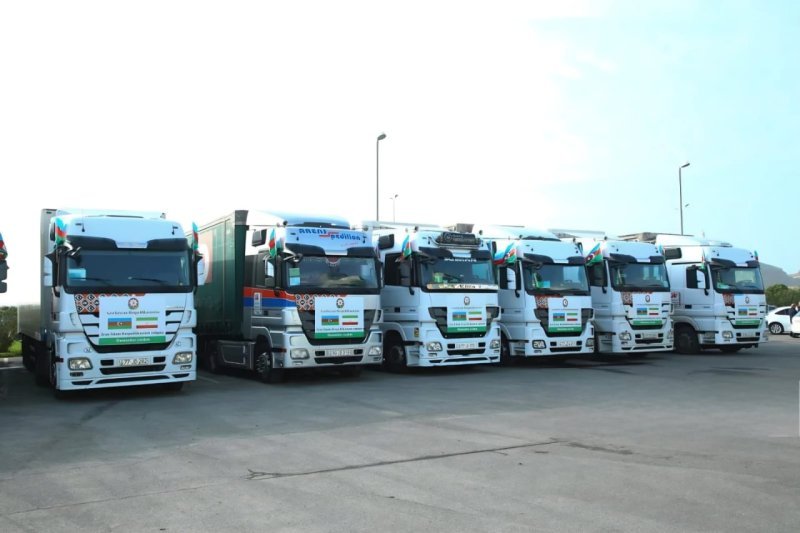 Azərbaycan Prezidentinin tapşırığı ilə İrana 3-cü humanitar yardım yola salınıb