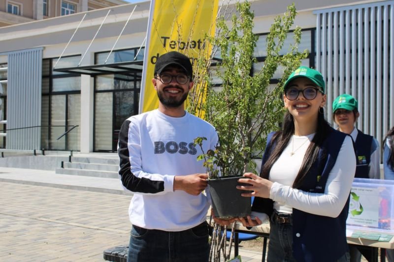 Babək rayonunda “Tullantıları tinglərə dəyiş” aksiyası keçirilib -