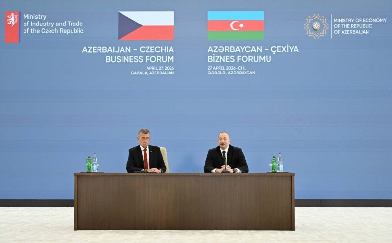 Çexiya və Azərbaycan liderləri işgüzar dairələrə çox aydın mesaj göndərirlər