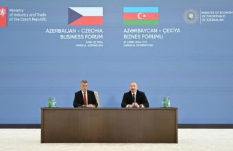 Çexiya və Azərbaycan liderləri işgüzar dairələrə çox aydın mesaj göndərirlər