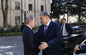 Ceyhun Bayramov qazaxıstanlı həmkarını qəbul edib