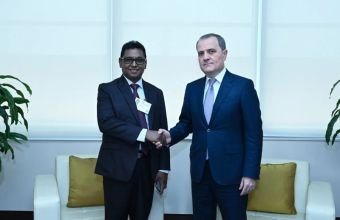 Ceyhun Bayramov Upali Pannilage ilə görüşüb