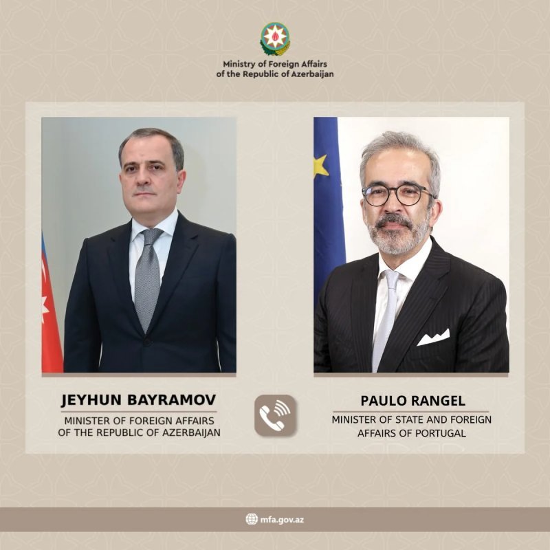 Ceyhun Bayramovla Paulo Rangel arasında telefon danışığı olub