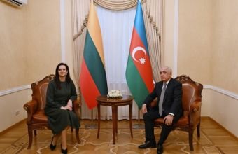 Əli Əsədov İnqa Ruqiniene ilə görüşüb -