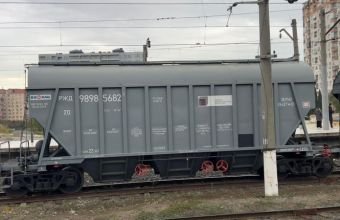 Ermənistana Rusiya taxılı və gübrəsi daşıyan yük qatarı Biləcəridən yola düşüb