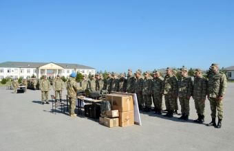 Hərbi vəzifəlilərlə təlim toplanışı başlayıb -