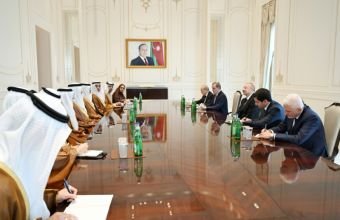 İlham Əliyev BƏƏ nümayəndə heyətini qəbul  edib -