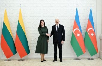 İlham Əliyev Litvanın Baş nazirini qəbul edib -