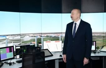 İlham Əliyev Milli Aviasiya Akademiyasında Beynəlxalq Təlim Mərkəzinin açılışında iştirak edib -