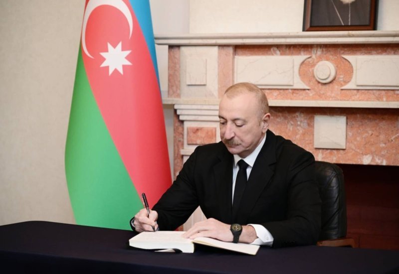 İlham Əliyev Rəcəb Tayyib Ərdoğana başsağlığı verib