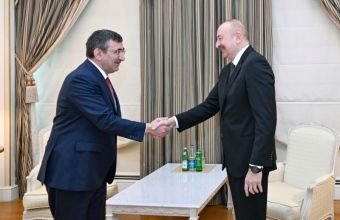 İlham Əliyev Türkiyənin Vitse-prezidentini qəbul edib