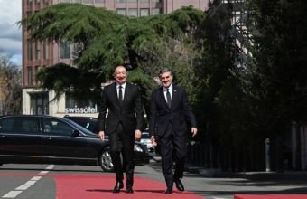 İlham Əliyevin Tbilisidə rəsmi qarşılanma mərasimi keçirilib -