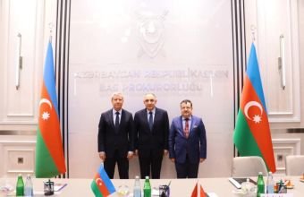 Kamran Əliyev Türkiyə Ali Məhkəməsinin nümayəndə heyətini qəbul edib