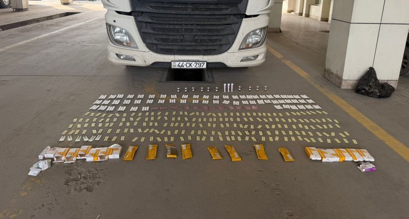 Keçən ay sərhəddə yarım tondan çox narkotik vasitə aşkarlanıb