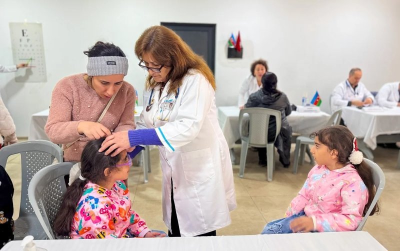 Kəlbəcərdə vətəndaşlar səyyar tibbi müayinələrə cəlb olunub