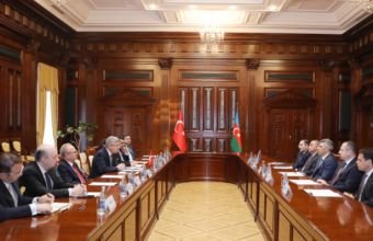 Muhsin Şentürkün rəhbərlik etdiyi nümayəndə heyəti ilə görüş keçirilib