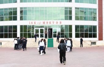 Naxçıvanda 9-cu sinif şagirdləri buraxılış imtahanı verir