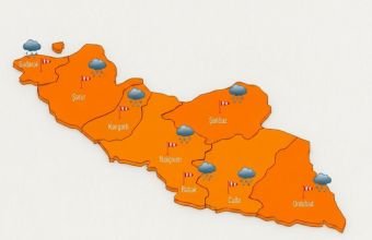 Naxçıvanda bəzi ərazilərə dolu düşəcək