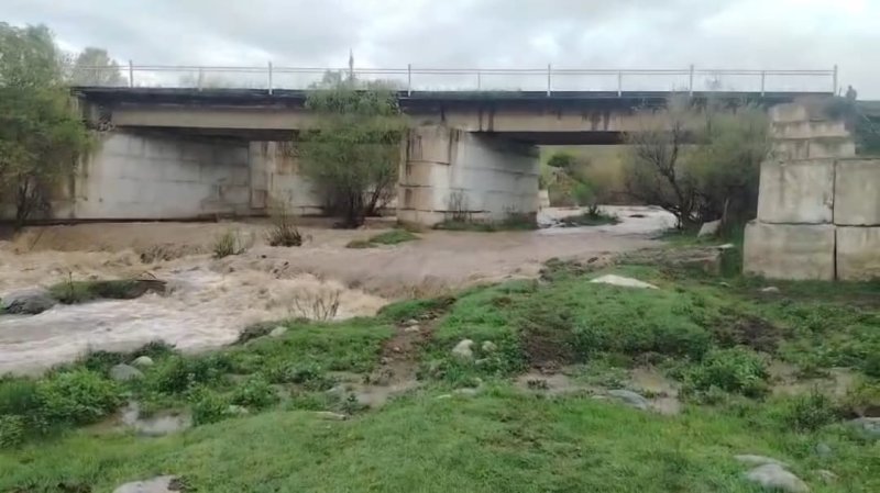 Naxçıvanda intensiv yağıntılar çaylarda su səviyyəsini artırıb