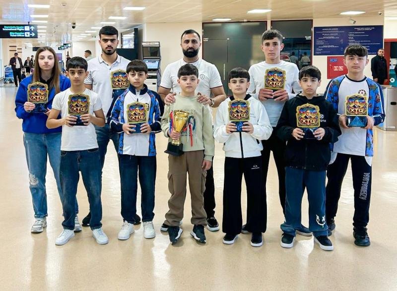 Naxçıvanın “Ləvənt Bulut” döyüş klubu kikboks turnirinin mükafatçısı olub -