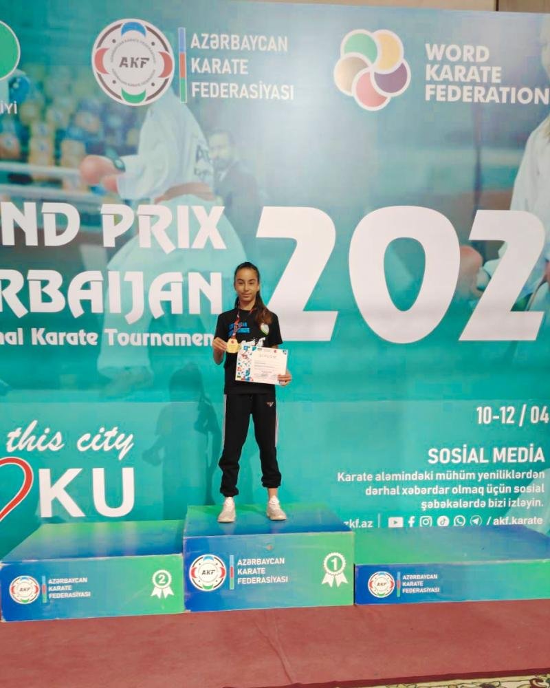 Naxçıvanlı idmançı Fatimə Bağırzadə beynəlxalq turnirin qalibi olub -