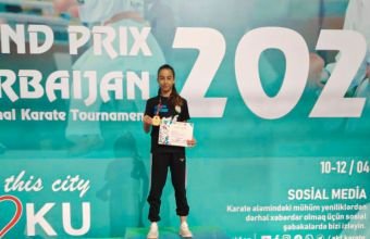 Naxçıvanlı idmançı Fatimə Bağırzadə beynəlxalq turnirin qalibi olub -