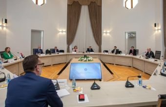 Pərviz Şahbazov Dubravka Djedoviç Handanoviçlə görüş