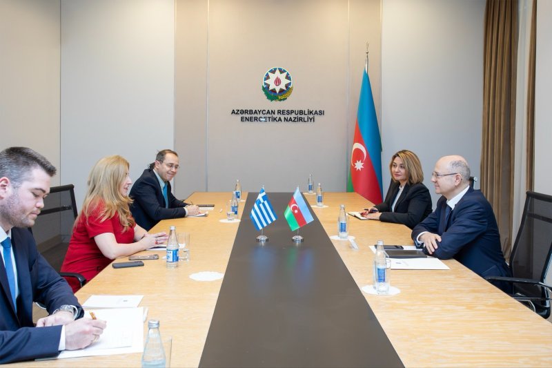 Pərviz Şahbazov Maria Papakonstantinus ilə görüşüb