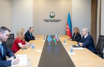 Pərviz Şahbazov Maria Papakonstantinus ilə görüşüb